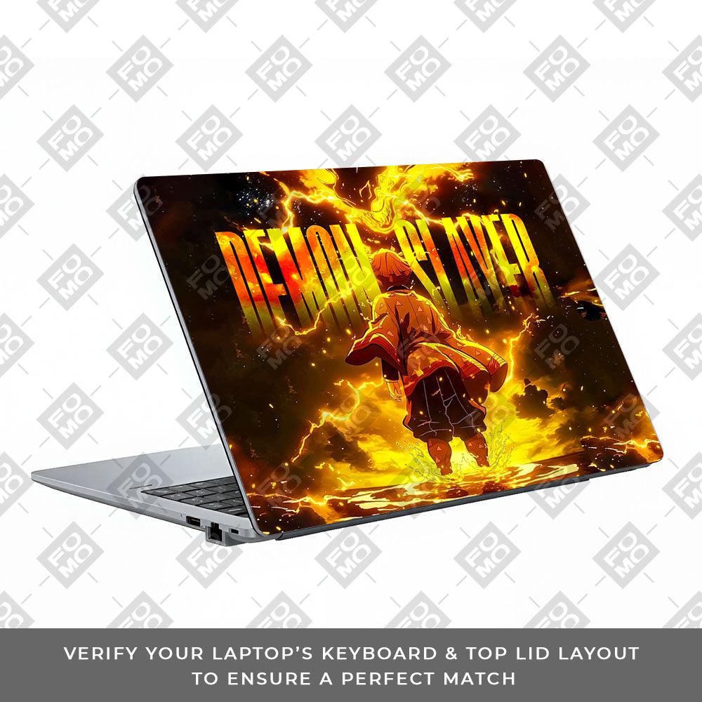 Zenitsu Lightning Strike Asus ExpertBook P1503 Laptop Skin