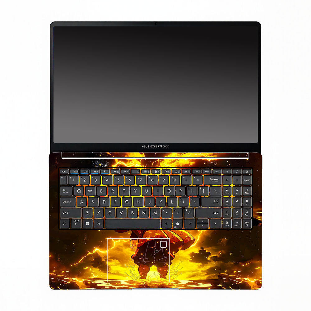 Zenitsu Lightning Strike Asus ExpertBook P1503 Laptop Skin