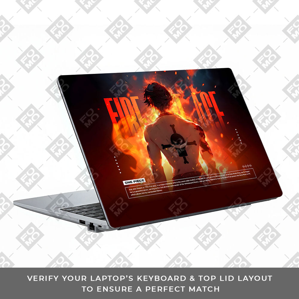 Fire Fist Ace Asus ExpertBook P1503 Laptop Skin