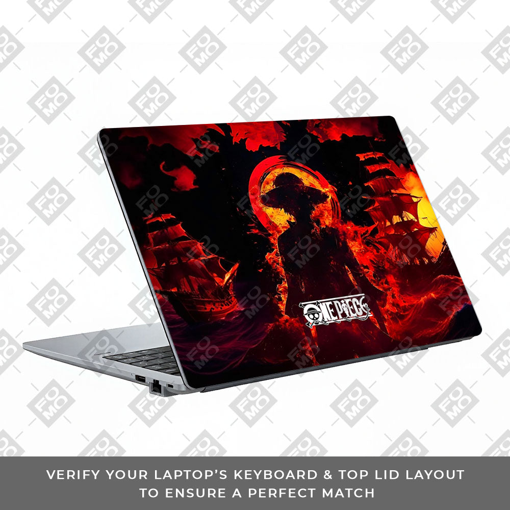 Luffy's Burning Tide Asus ExpertBook P1503 Laptop Skin