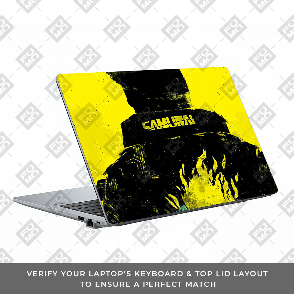 Backlit SAMURAI Jacket Asus ExpertBook P1503 Laptop Skin