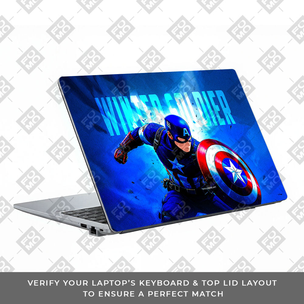 Shield of Justice Captain America Asus ExpertBook P1503 Laptop Skin