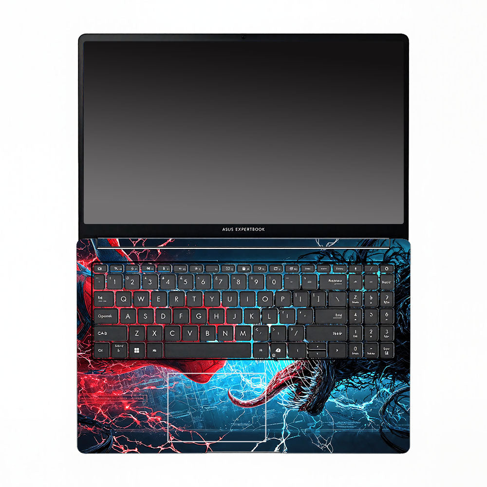 Spiderman vs Venom Showdown Asus ExpertBook P1503 3D Laptop Skin
