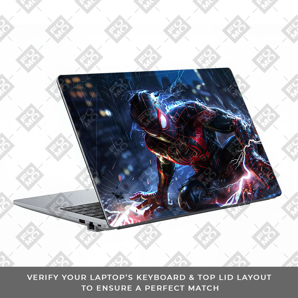 Miles Morales Shockwave Asus ExpertBook P1503 3D Laptop Skin