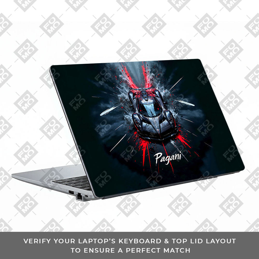 Pagani Midnight Impact Asus ExpertBook P1503 Laptop Skin