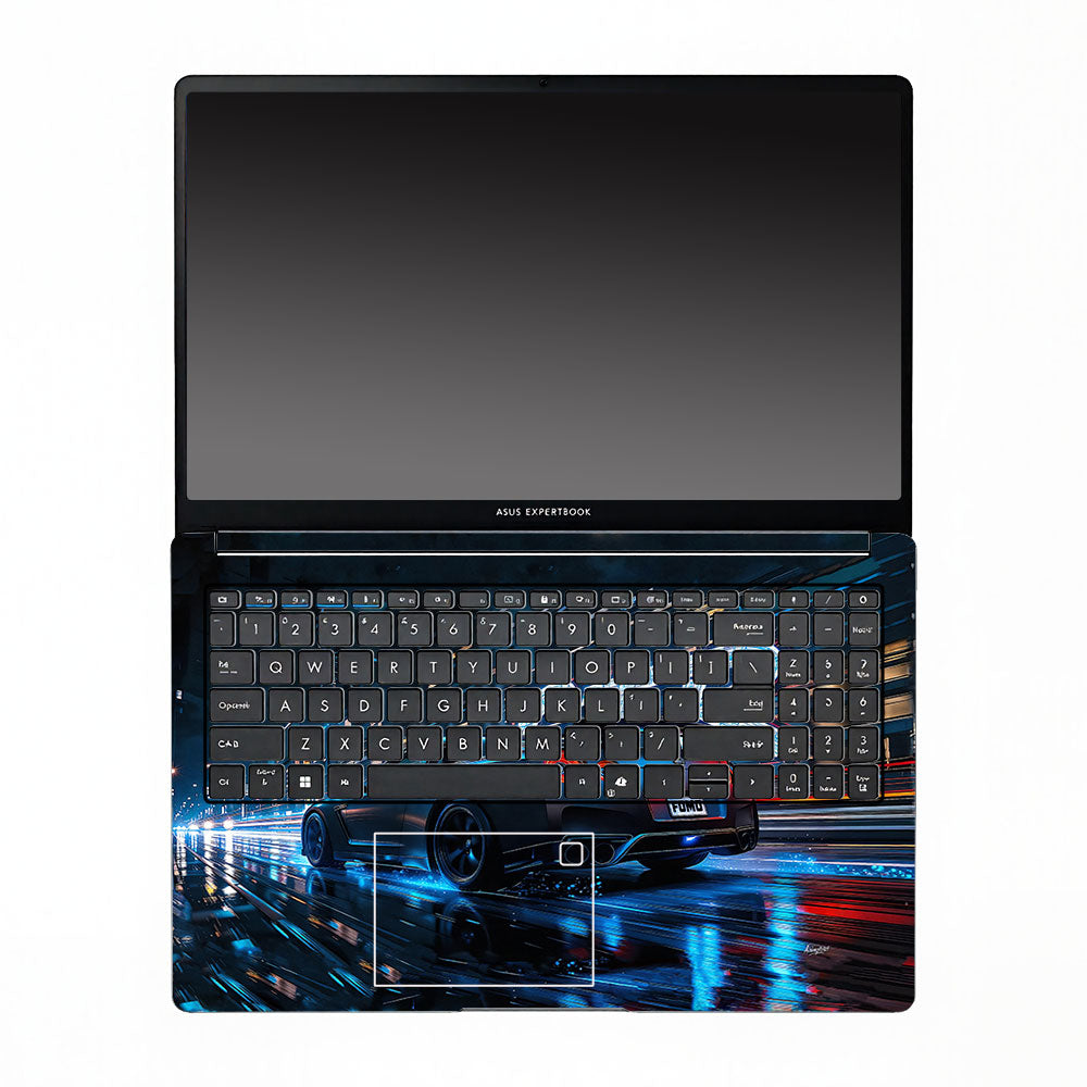 Neon GTR Nights Asus ExpertBook P1503 Laptop Skin