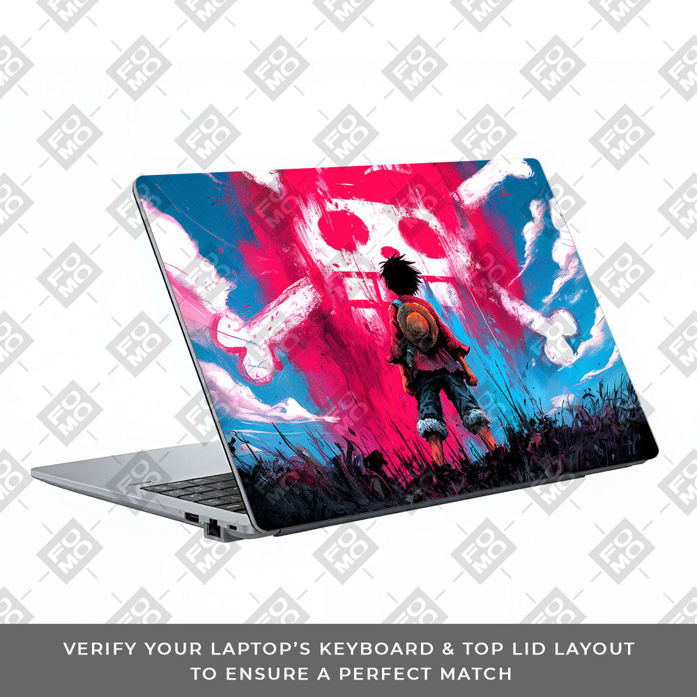 Straw Hat Graffiti One Piece Asus ExpertBook P1503 Laptop Skin