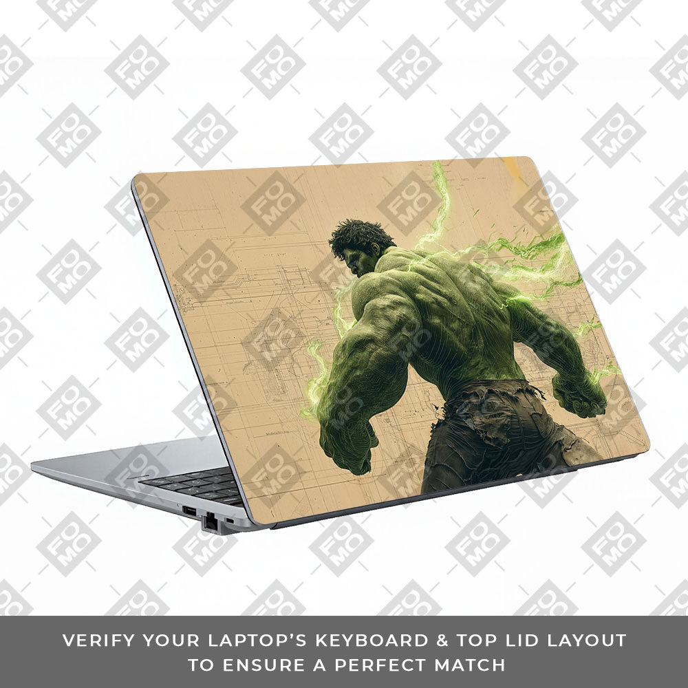 Hulk Unleashed Asus ExpertBook P1503 Laptop Skin