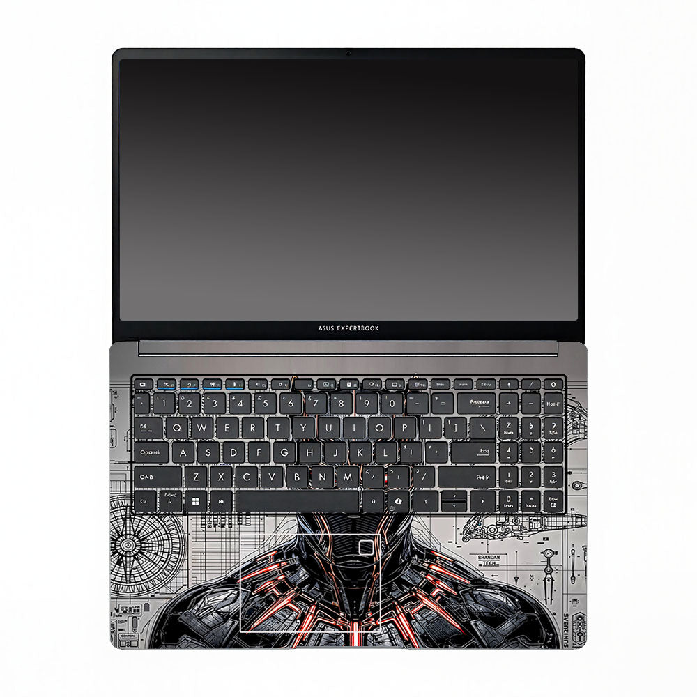 Black Panther Vibranium Tech Asus ExpertBook P1503 3D Laptop Skin