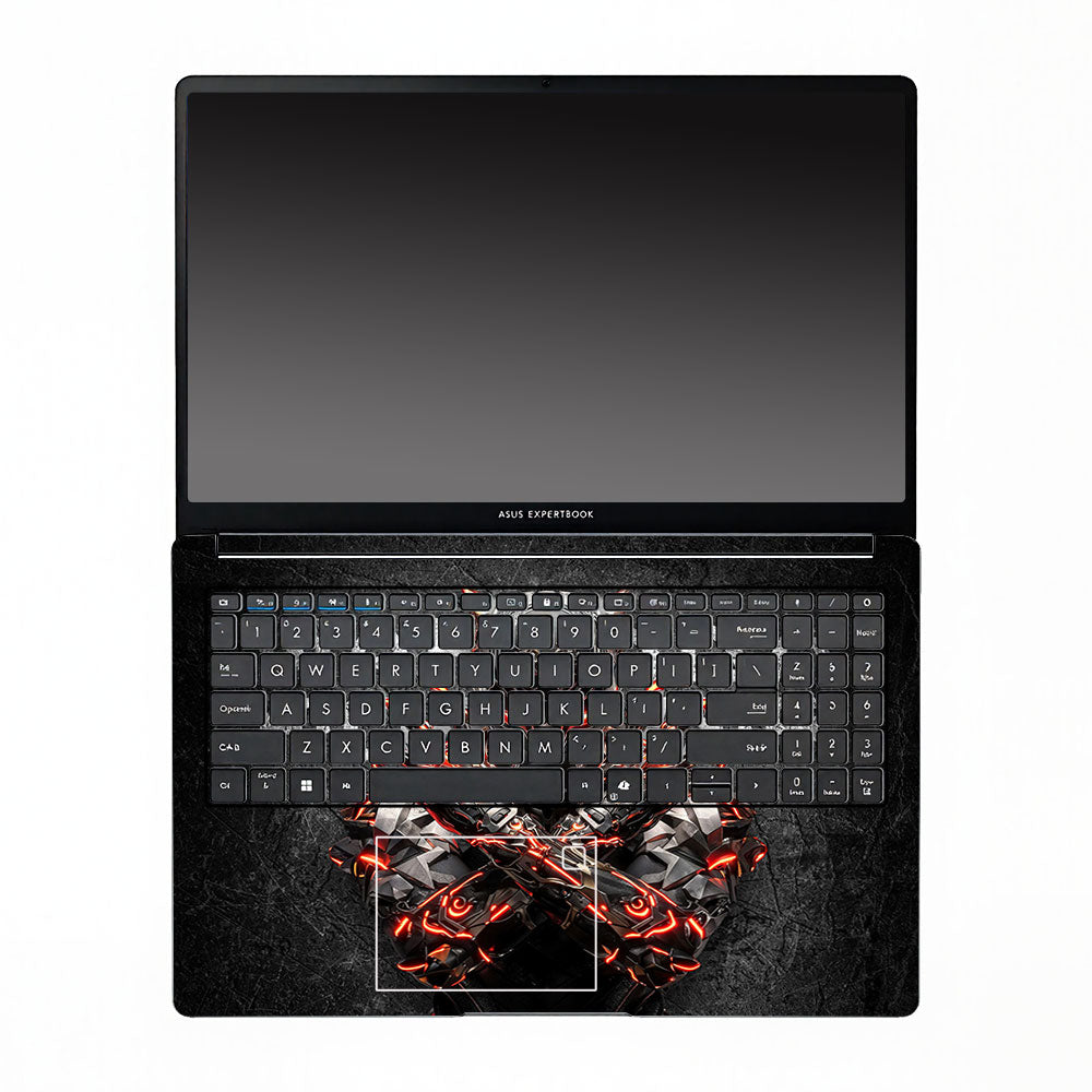 Black Panther Glowing Fury Asus ExpertBook P1503 Laptop Skin