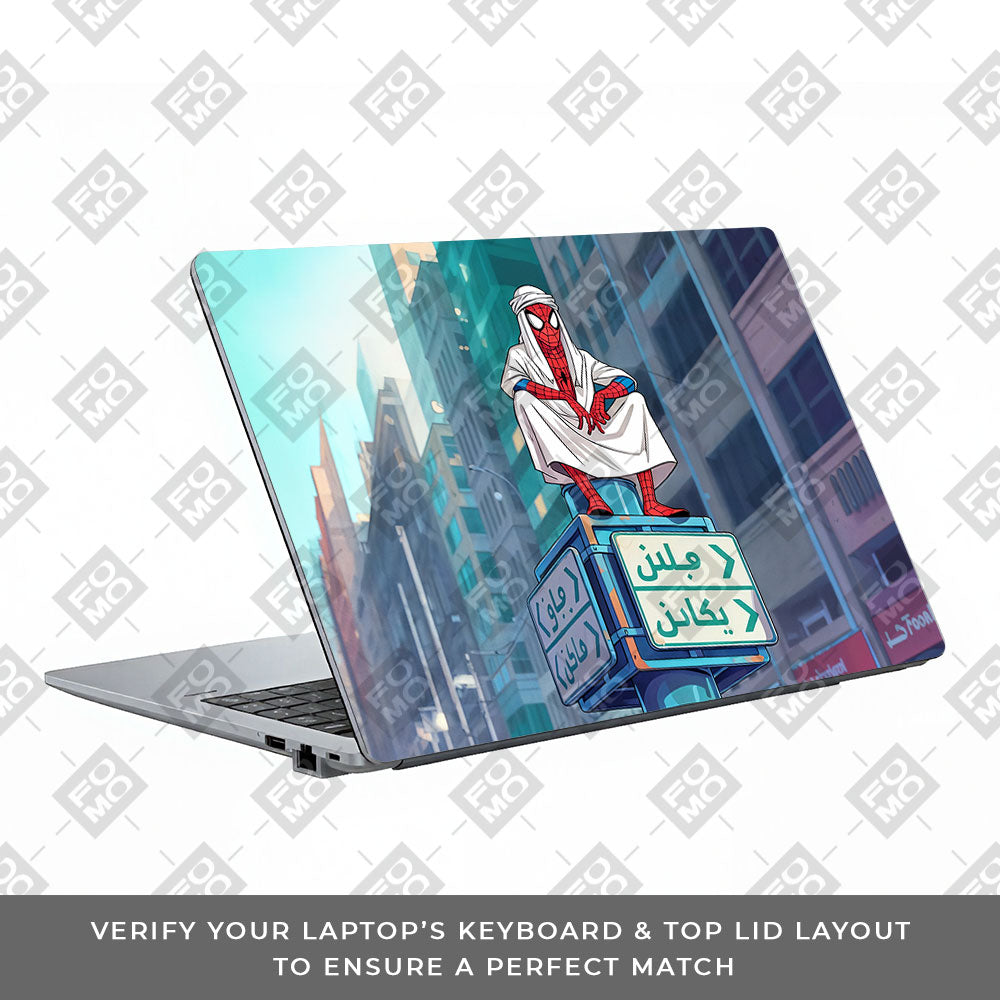 Arabian Spider Man Asus ExpertBook P1503 Laptop Skin
