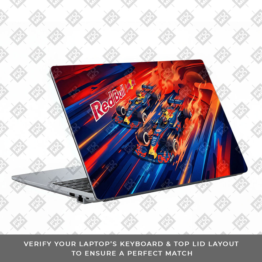 Red Bull Racing Velocity Asus ExpertBook P1503 Laptop Skin