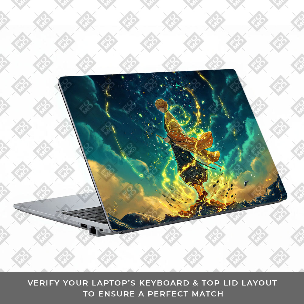 Zenitsu Thunder God Asus ExpertBook P1503 Laptop Skin