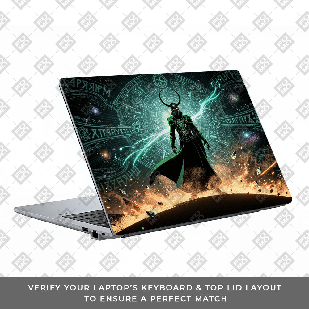 Loki God of Mischief Neon Asus ExpertBook P1503 Laptop Skin