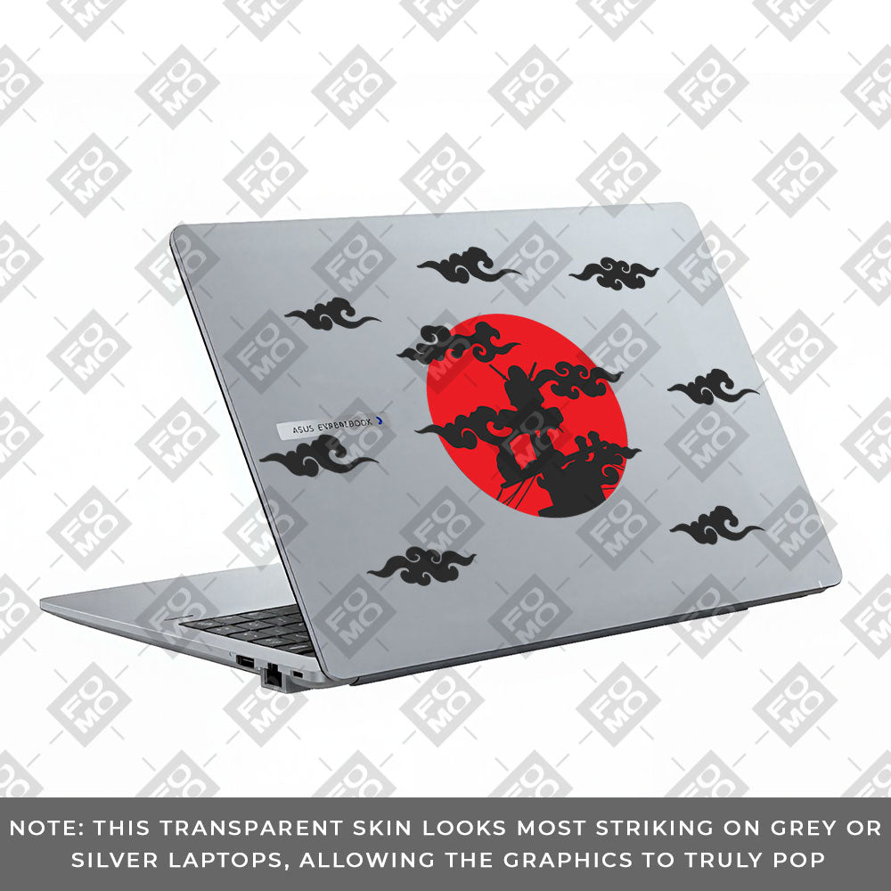 Transparent Moonlit Ninja Asus ExpertBook P1503 Laptop Skin