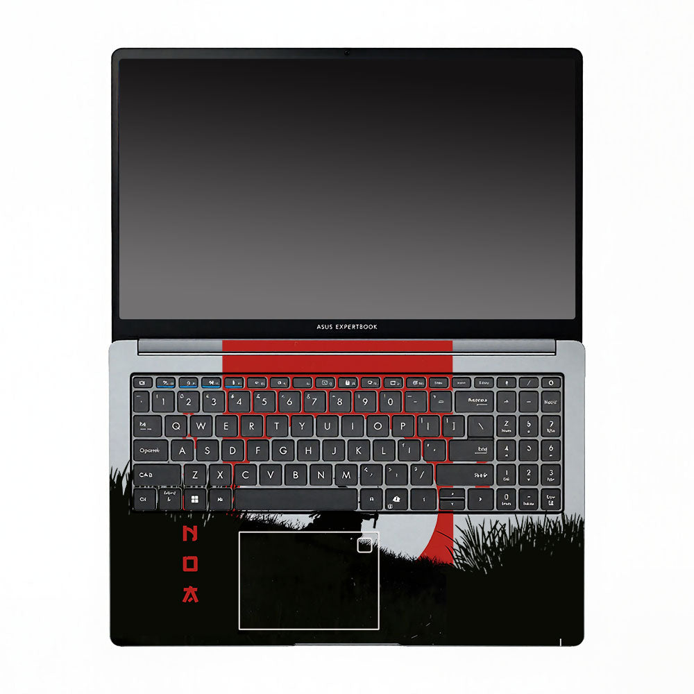 Transparent Swordsman’s Resolve Asus ExpertBook P1503 Laptop Skin