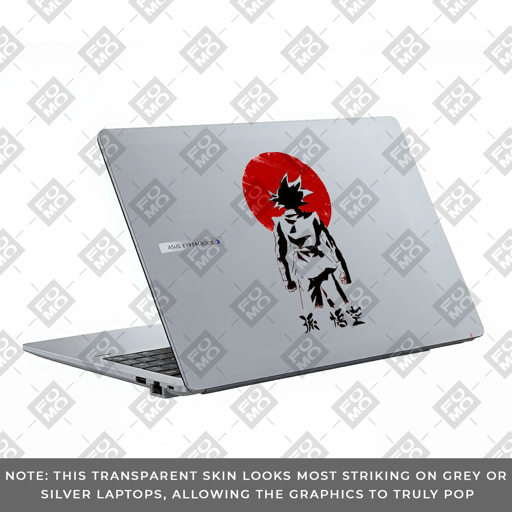 Transparent Sunset Samurai Asus ExpertBook P1503 Laptop Skin