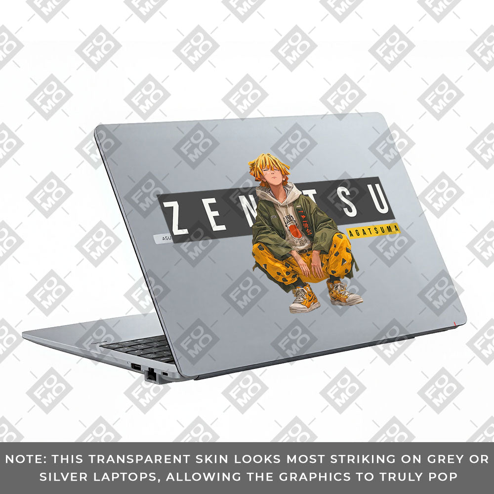 Transparent Zenitsu Agatsuma Asus ExpertBook P1503 Laptop Skin