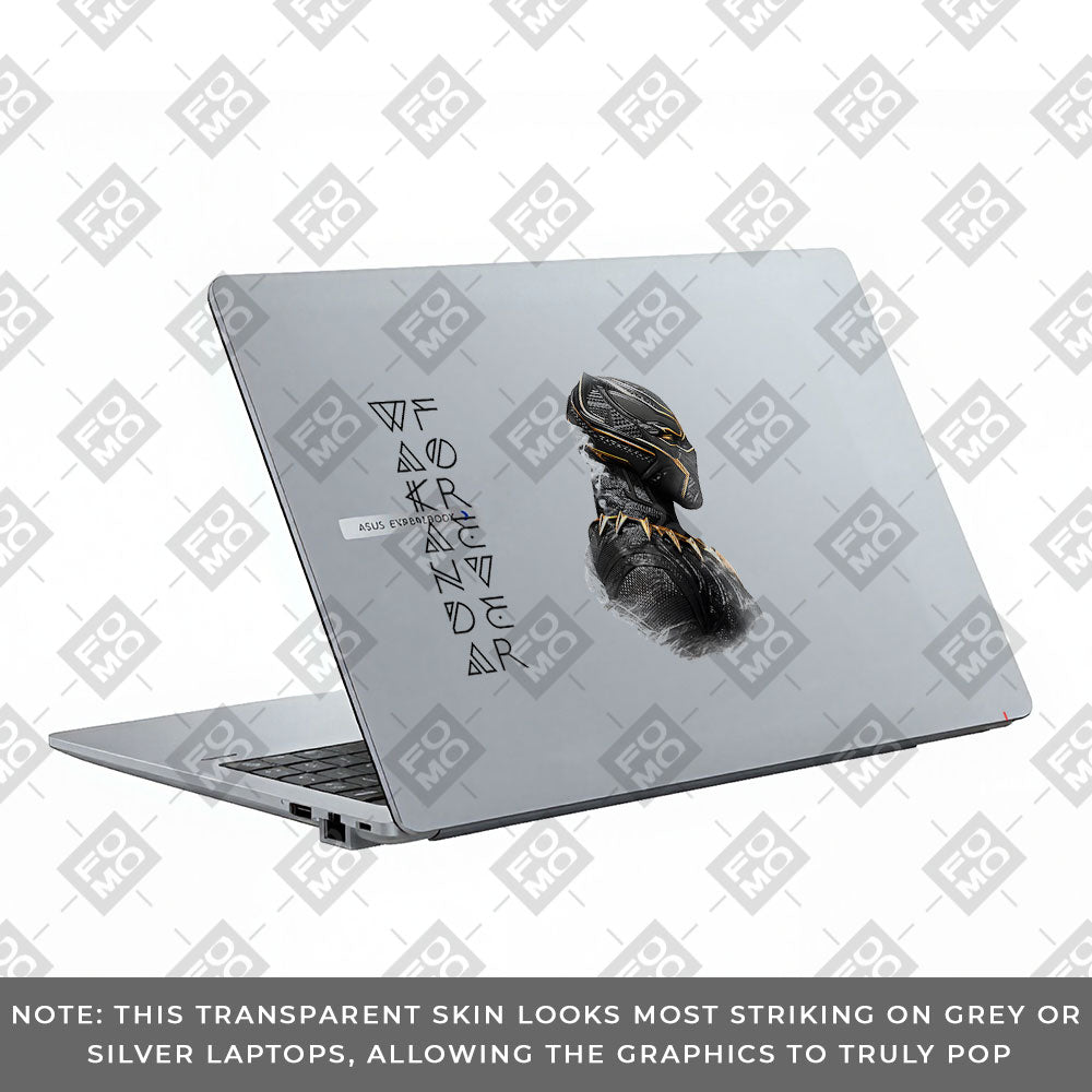 Transparent Wakanda Forever Asus ExpertBook P1503 Laptop Skin