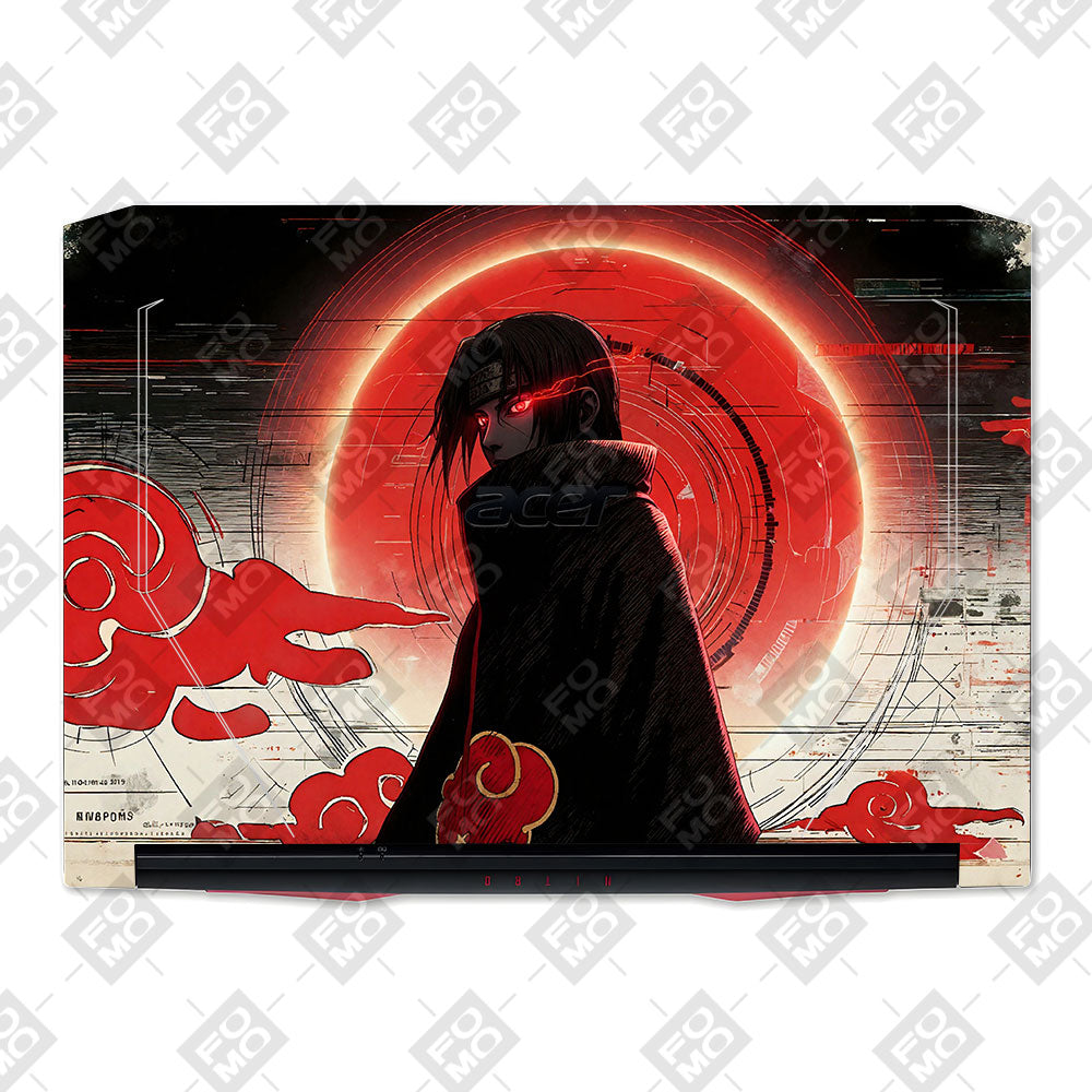 Itachi Uchiha Mark of the Akatsuki Acer Nitro 5 AN515 44, 56 Laptop Skin