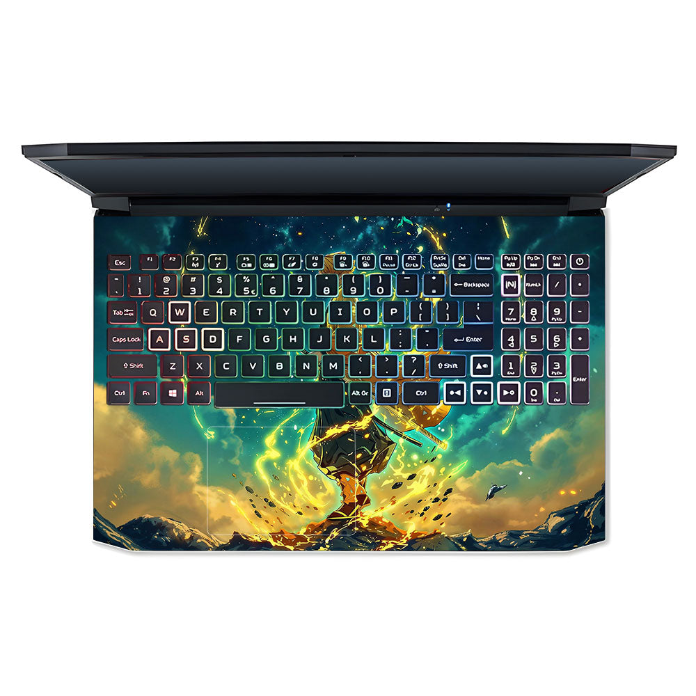 Zenitsu Thunder God Acer Nitro 5 AN515 44, 56 Laptop Skin