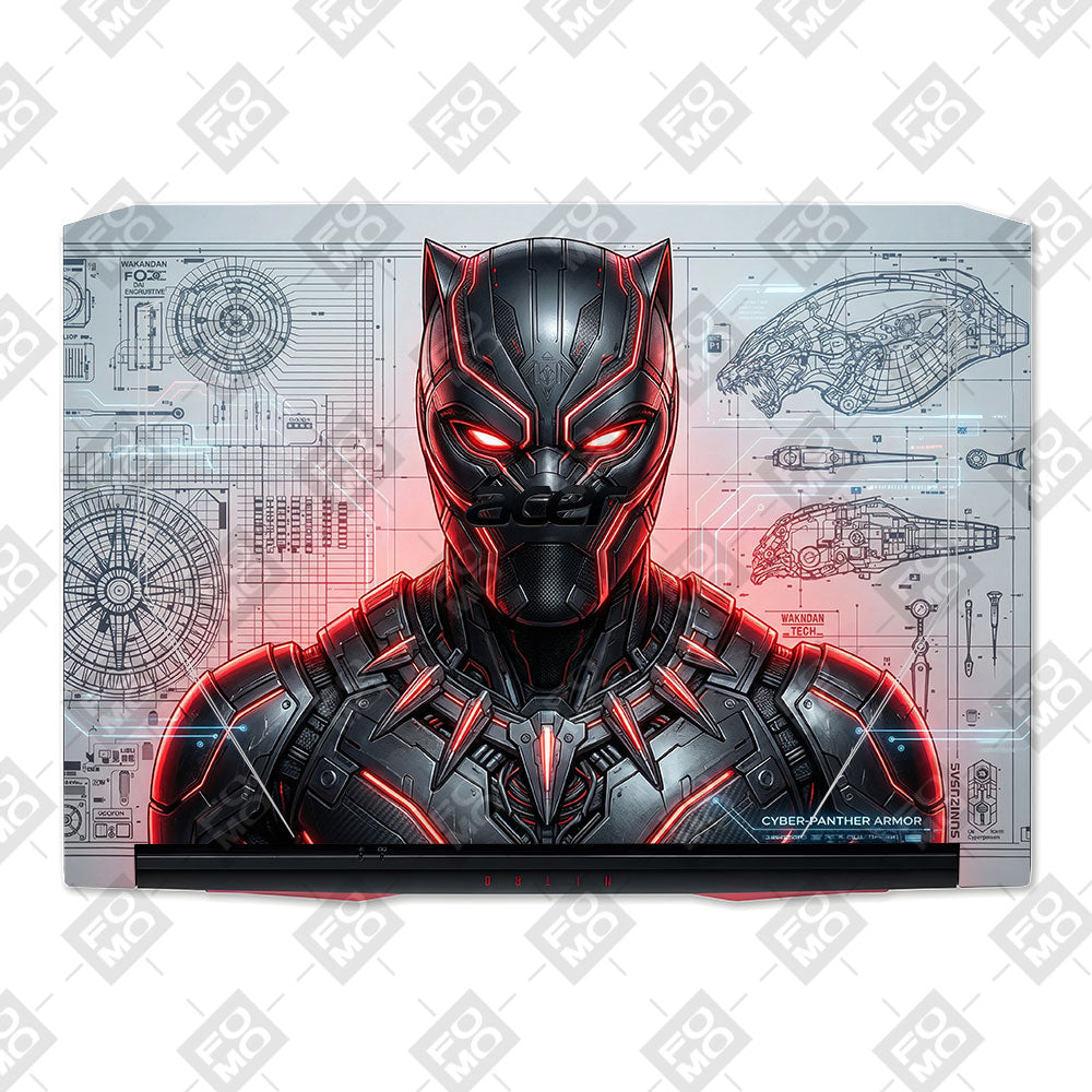 Black Panther Vibranium Tech Acer Nitro 5 AN515 44, 56 Laptop Skin