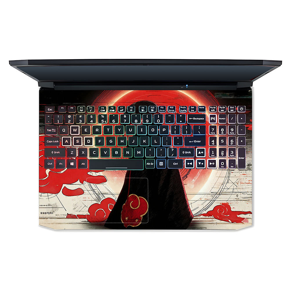 Itachi Uchiha Mark of the Akatsuki Acer Nitro 5 AN515 45, 55, 57 Laptop Skin