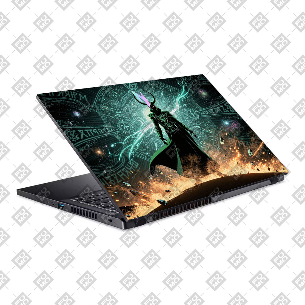 Loki God of Mischief Neon Acer Nitro V ANV15 51 55CA Laptop Skin