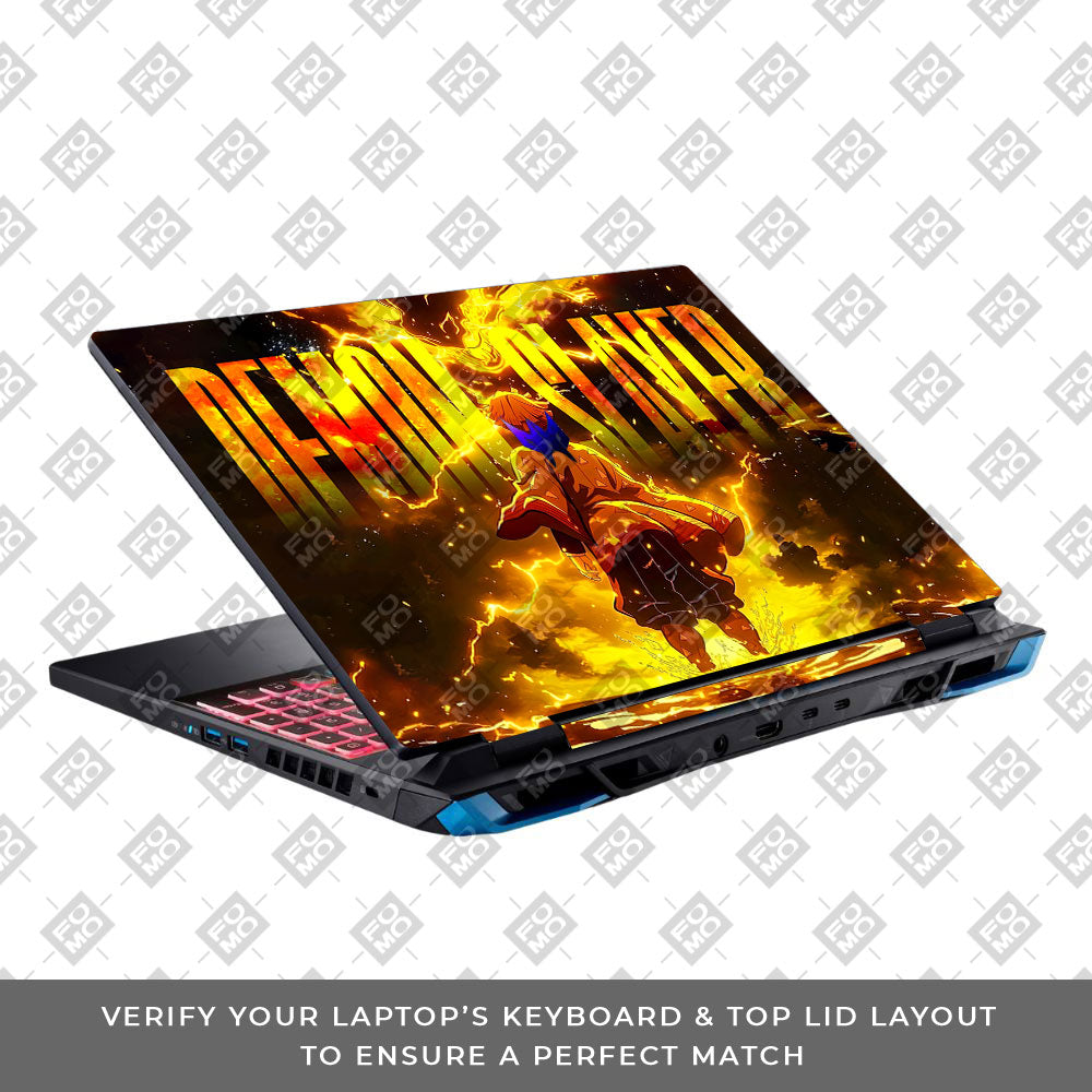 Zenitsu Lightning Strike Acer Predator Helios Neo 16 N22Q22 Laptop Skin