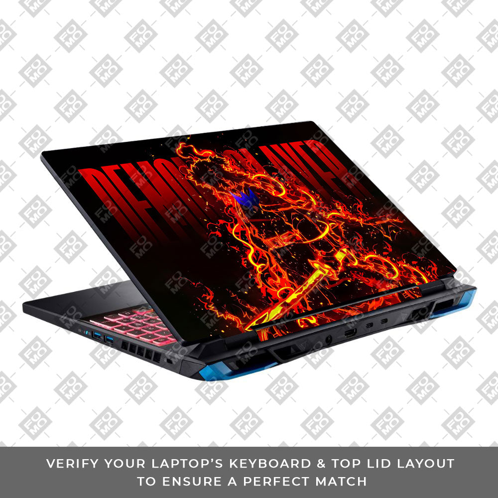 Rengoku Blazing Inferno Acer Predator Helios Neo 16 N22Q22 Laptop Skin