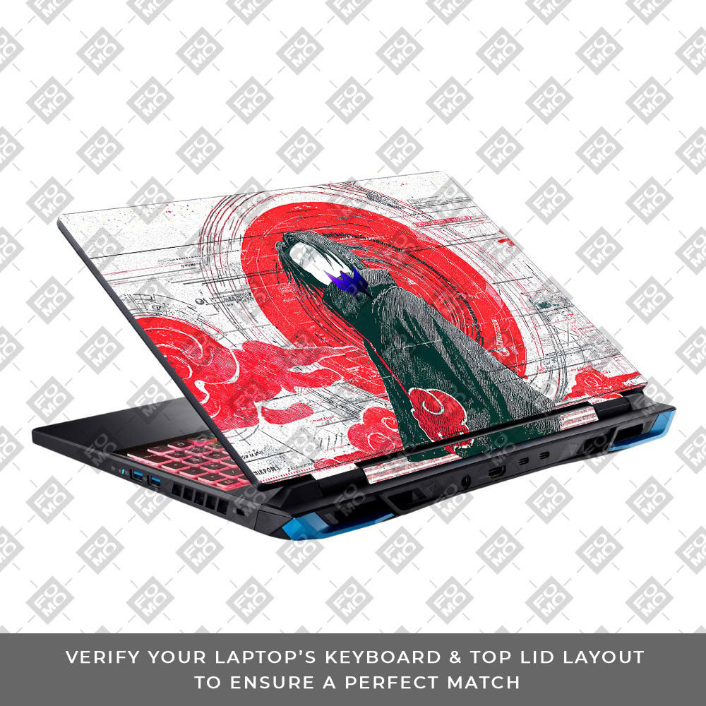 Itachi Uchiha Mark of the Akatsuki Acer Predator Helios Neo 16 N22Q22 Laptop Skin