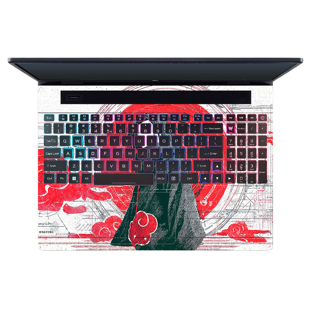 Itachi Uchiha Mark of the Akatsuki Acer Predator Helios Neo 16 N22Q22 Laptop Skin