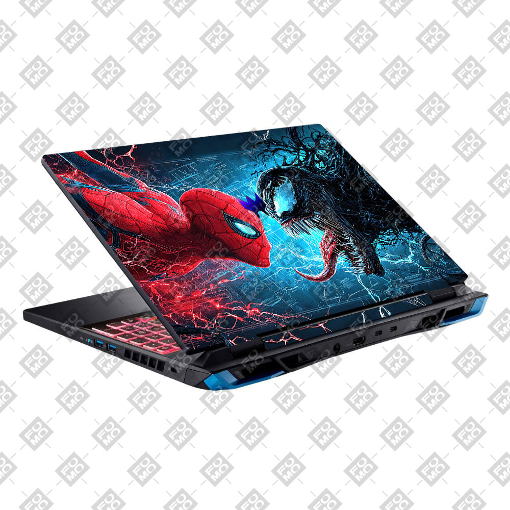 Spiderman vs Venom Showdown Acer Predator Helios Neo 16 N22Q22B 3D Laptop Skin