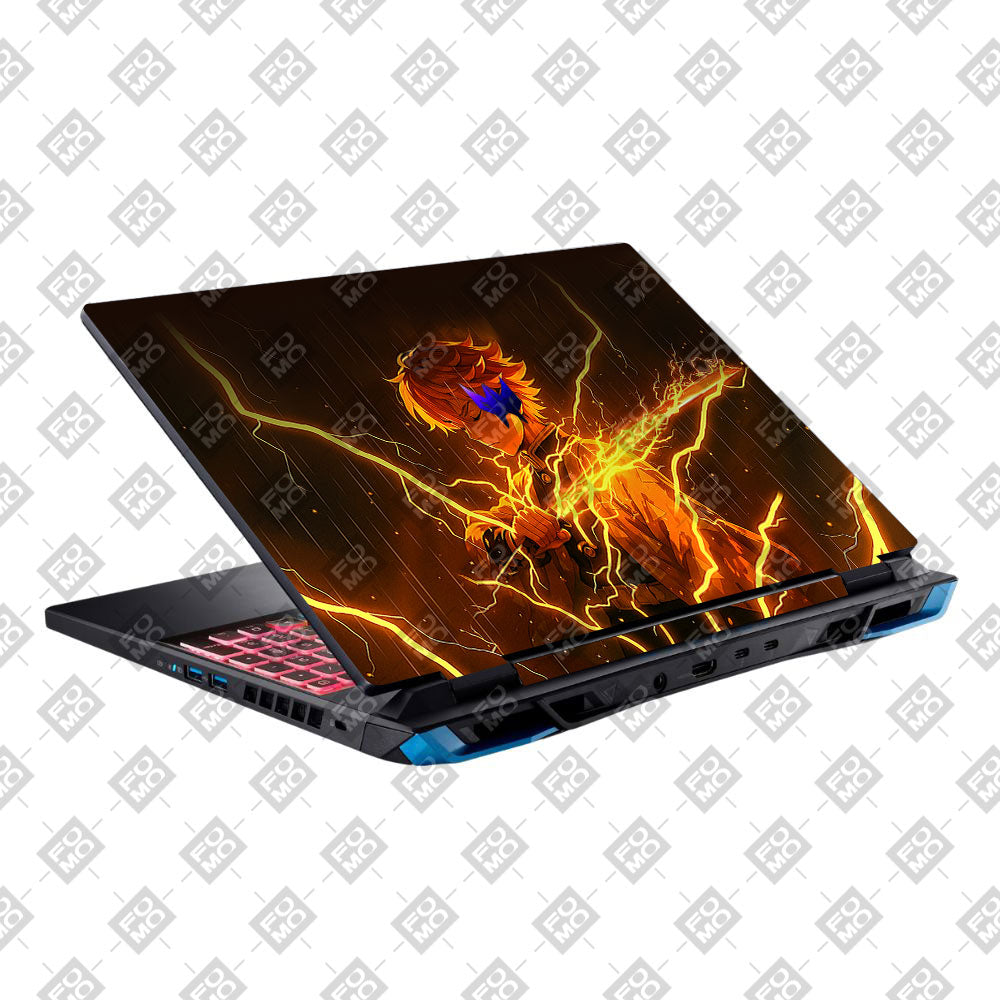 Thunder Soul Lightning Zenitsu Acer Predator Helios Neo 16 N22Q22 Laptop Skin