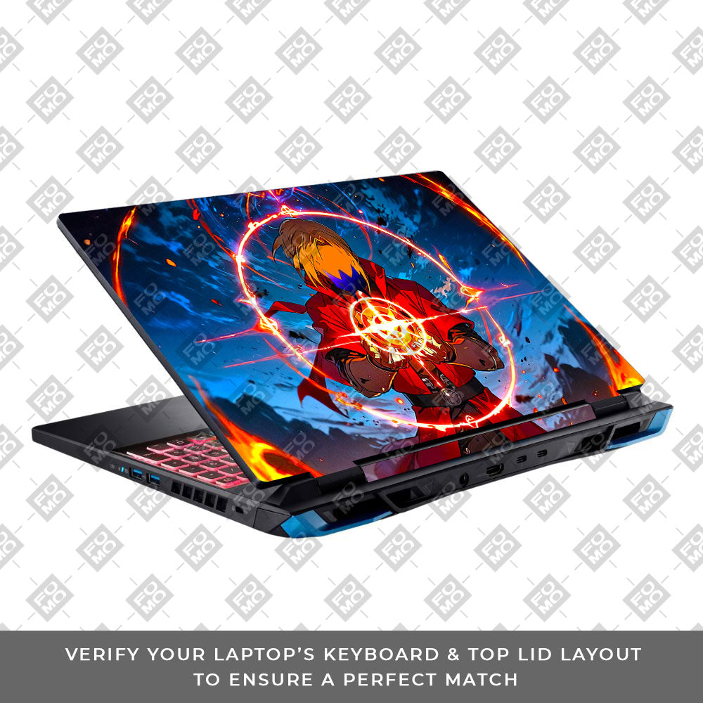 Edward Elric Fullmetal Alchemist Acer Predator Helios Neo 16 N22Q22B Laptop Skin