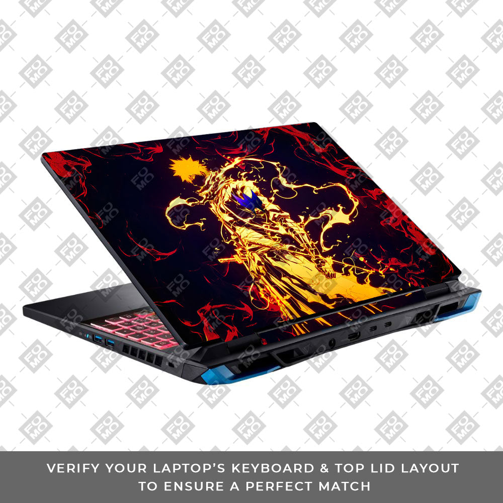 Bleach Ichigo Bankai Form Acer Predator Helios Neo 16 N22Q22B Laptop Skin