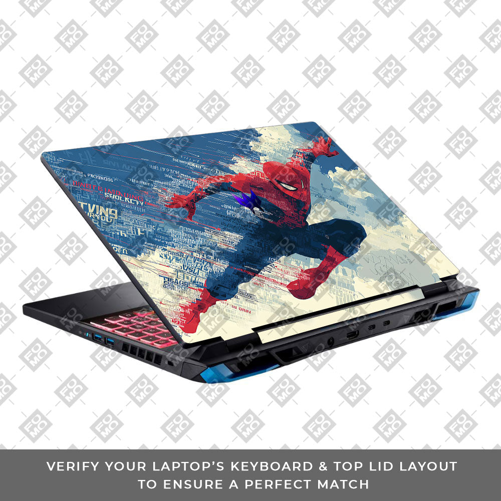 Spiderman Velocity Acer Predator Helios Neo 16 N22Q22B Laptop Skin
