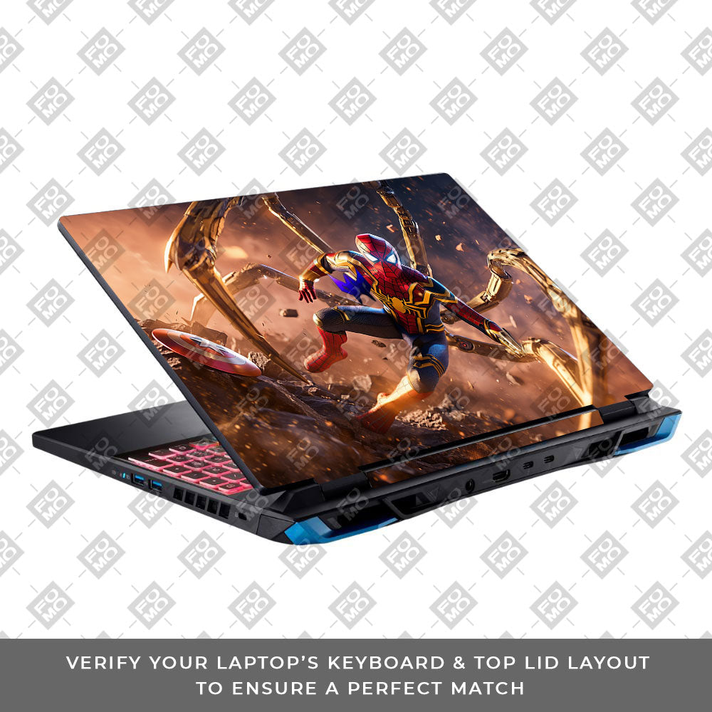 Spider Man Mech Arms Acer Predator Helios Neo 16 N22Q22B Laptop Skin