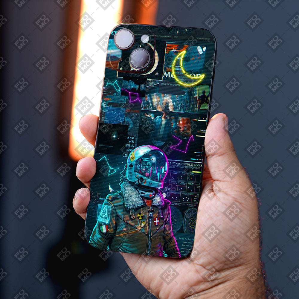 Cosmic Tech Explorer Mobile Skin