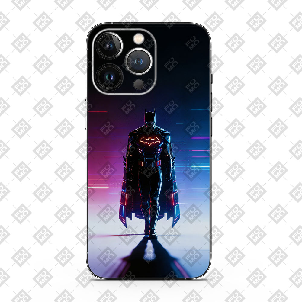Superhero Neon Streaks Mobile Skin
