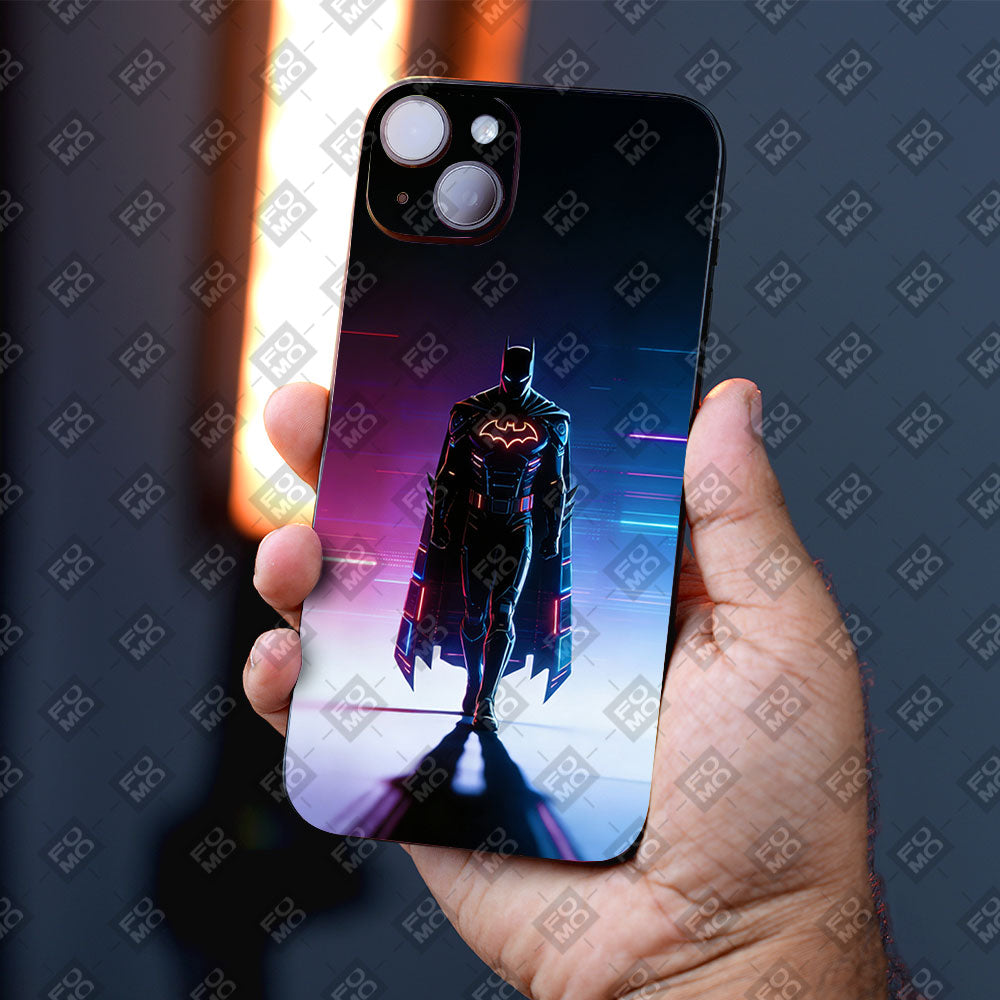Superhero Neon Streaks Mobile Skin