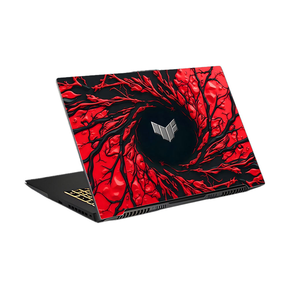 Spiderman Web Red Asus TUF Gaming F17 FX707Z Laptop Skin