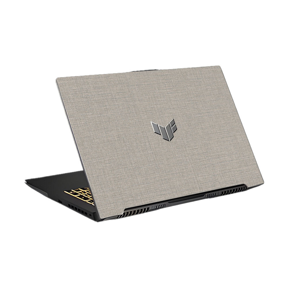 Textured Fabric Grey Asus TUF Gaming F17 FX707Z Laptop Skin