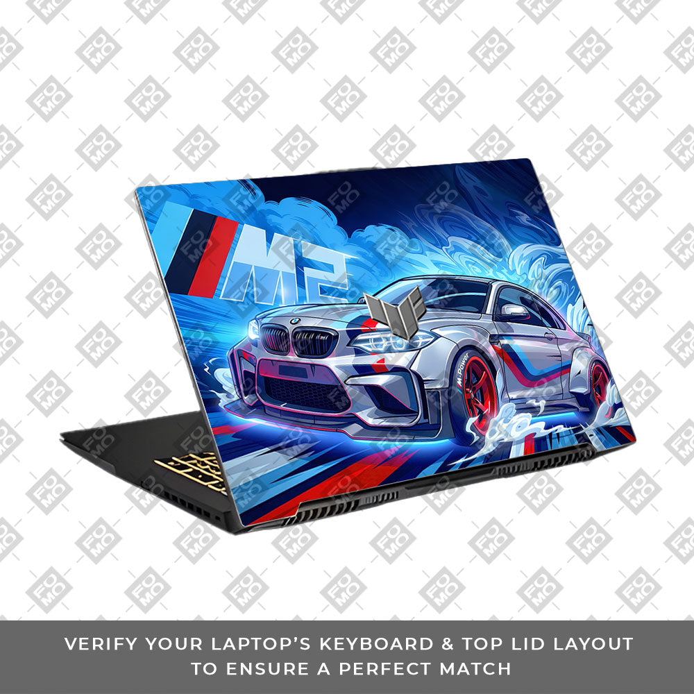 BMW M Performance Asus TUF Gaming F17 FX707Z Laptop Skin
