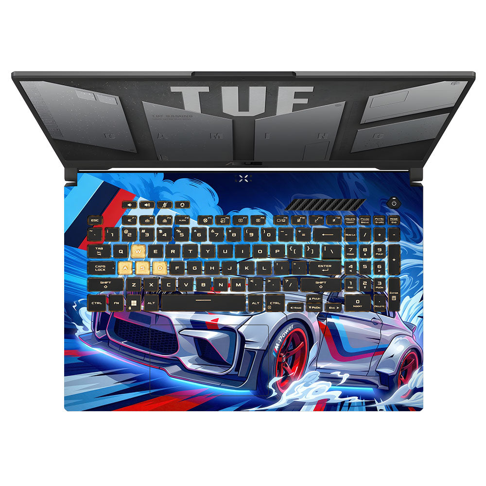 BMW M Performance Asus TUF Gaming F17 FX707Z Laptop Skin