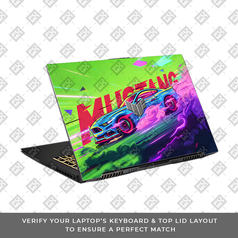 Ford Mustang Legacy Asus TUF Gaming F17 FX707Z Laptop Skin
