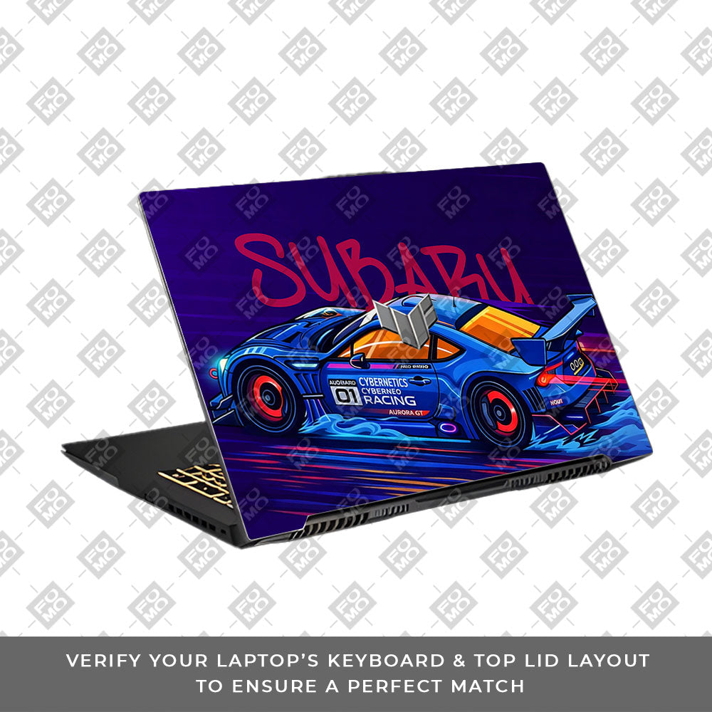 Subaru BRZ Asus TUF Gaming F17 FX707Z Laptop Skin