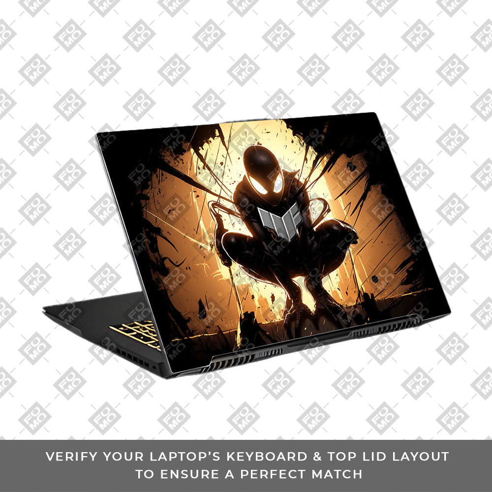 Shadow Spiderman Asus TUF Gaming F17 FX707Z Laptop Skin