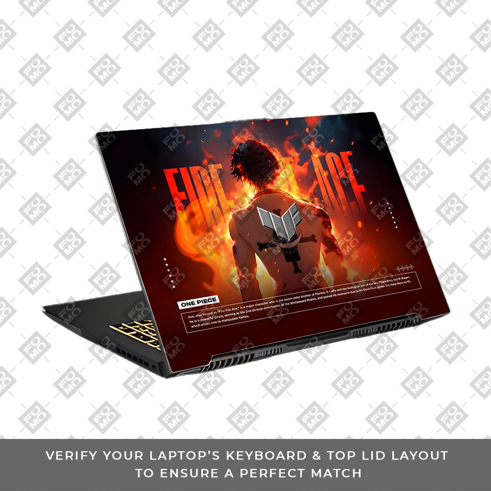 Fire Fist Ace Asus TUF Gaming F17 FX707Z Laptop Skin