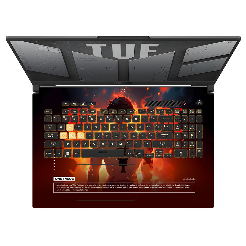 Fire Fist Ace Asus TUF Gaming F17 FX707Z Laptop Skin